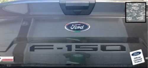 Miniatura 4 de 2018-2020 F150 Calcomanías de Inserción para Portón Trasero Letras Incrustaciones Hendiduras Adhesivos (Delgadas) para Ford F150 (2018-2020)