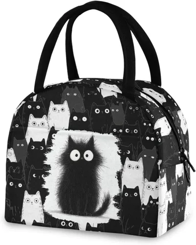 Miniatura 14 de Bolsa de almuerzo Axolotl para mujeres, hombres y niños, lonchera aislada reutilizable para oficina, trabajo, escuela, picnic, caminata Reusable
