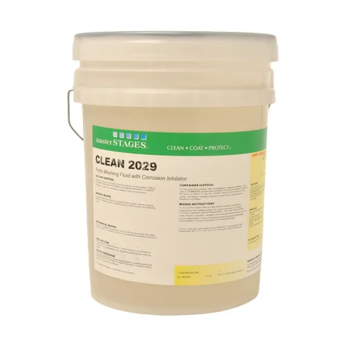 CLEAN2029/5 Clean 2029 - Líquido de lavado de piezas con inhibidor de corrosión, amarillo, jarra de 5 galones