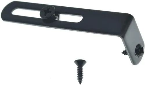 Miniatura 4 de KAISH Soporte de golpeador de guitarra de acero inoxidable premium con tornillos de montaje de golpeador Perno y tuerca para USA Les Paul Negro