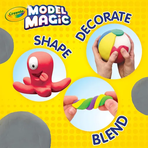 Miniatura 6 de Crayola Modelo Magic en gris, alternativa a arcilla para modelar, 4oz Multicolor