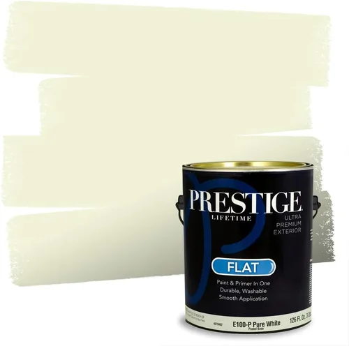 Miniatura 171 de PRESTIGE Pinturas Pintura interior e imprimación en uno, 1 galón, cáscara de huevo, aventura