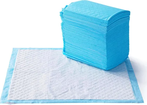 Miniatura 10 de Amazon Basics Almohadillas resistentes para orina de perros y cachorros, 5 capas a prueba de fugas, ultra absorbentes, superficie de secado rápido
