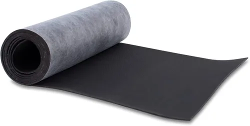 TroyStudio Barrera de Sonido de Vinilo Cargado en Masa, 1 lb/pie cuadrado, Hoja de Aislamiento MLV de 1 x 8 Pies, Material Anti Vibración y Negro