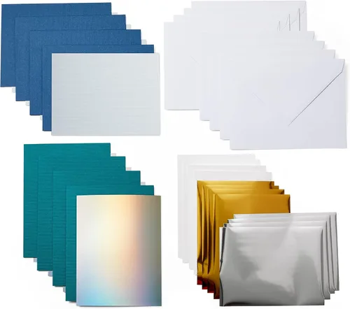 Miniatura 9 de Cricut Joy Foil - Tarjetas de inserción de transferencia, Blue Lagoon Sampler - A2
