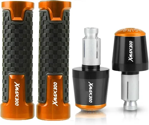 Miniatura 15 de Motorcycle for Y&AMAHA XMAX300 All Years Xmax 300 2017 2018 2019 2020 2021 Motorcycle 7/8'' 22mm Hand Handle Grips Handlebar Grip Ends Plug