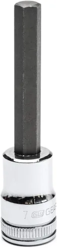 Miniatura 7 de GEARWRENCH 7 Pc. Juego de llaves de vaso hexagonal de longitud media de 3/8 pulgadas, métricas - 82546
