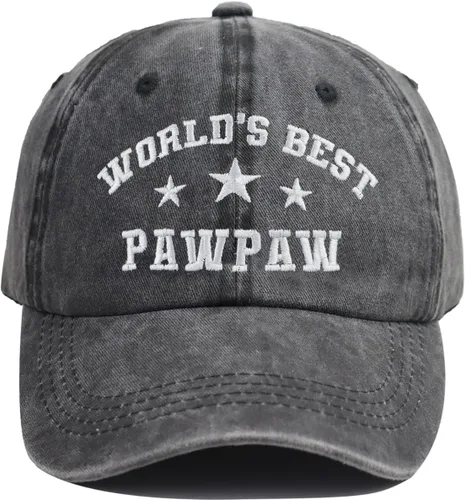 Miniatura 9 de World's Best - Gorras de béisbol para hombre, de algodón envejecido, ajustable, para papá y abuelo, regalos para Abuelo Pappy