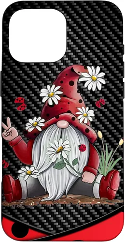 Miniatura 19 de Red Gnome Hippie Daisy Flowers Gnome Ladybugs - Christmas Case for iPhone 17