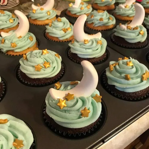 Miniatura 4 de Molde de silicona de luna de 18 cavidades para pastel de chocolate, bandeja de hielo, pana, cotta, pudín de jalea y caramelo para hornear
