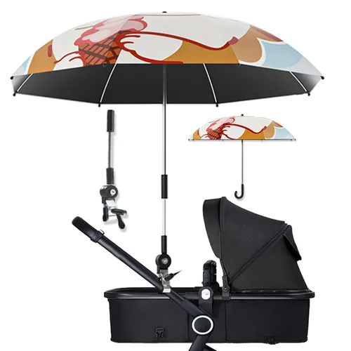 Cochecito de paraguas, máxima protección para tu niño con nuestro paraguas de clip, parasol para cochecito Multi colorido