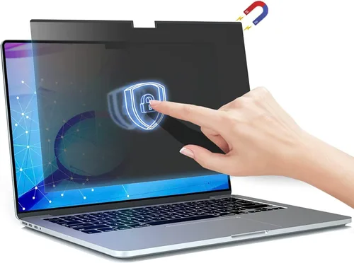Miniatura 9 de ZOEGAA Pantalla de privacidad para MacBook Pro de 13 pulgadas (2012-2015), protector de pantalla de privacidad magnético extraíble anti luz azul