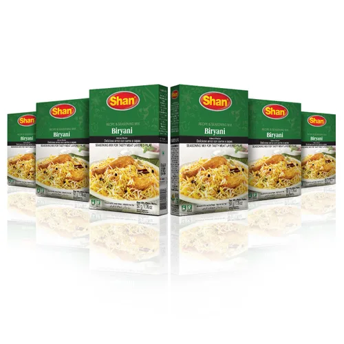Miniatura 326 de Shan Korma Recipe and Seasoning Mix 1.76 oz (50g) - Spice Powder for Traditional Meat in Yogurt Sauce - Suitable for Vegetarians - Airtight Bag in a
