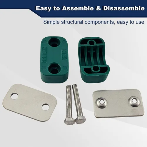 Miniatura 2 de Abrazadera de tubo hidráulico SENRISE 1 Uds. Abrazaderas de tubo de plástico Clips de manguera de tubo métrico estándar para tubo de 0.252 in