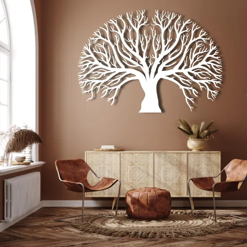 Miniatura 7 de Decoración de pared de metal, arte de pared de metal, arte de pared del árbol de la vida, decoración de pared de árbol genealógico, decoración