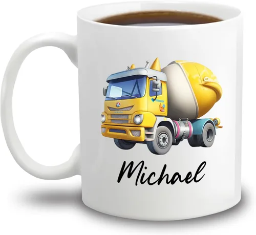 Miniatura 23 de Taza de café de avión personalizada con nombre de los niños, taza de café de avión personalizada de 11 onzas y 15 onzas, taza de cerámica blanca