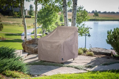 Miniatura 7 de Modern Leisure Garrison - Funda giratoria para silla de patio, tela resistente a la intemperie, protección de muebles de exterior, perfecta