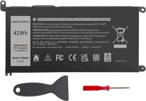 TREE.NB Batería YRDD6 1VX1H para Dell Inspiron 5481 5482 5485 5491 5591 7586 3310 2 en 1 3493 3582 3583 3584 3593 3793 5480 5482 5485 5491 5493 5585