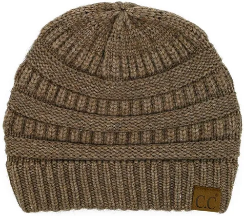 Miniatura 359 de C.C Trendy Warm Chunky Soft Stretch Cable Knit Beanie