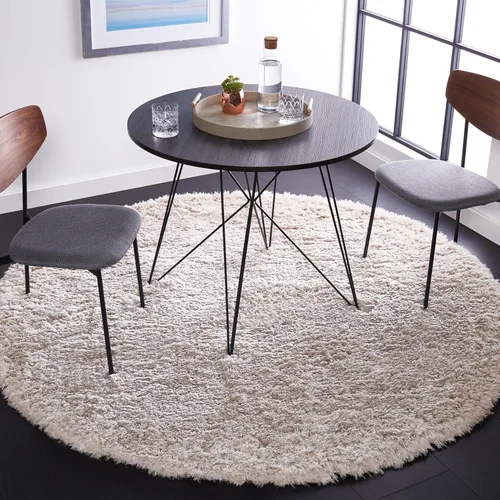 Miniatura 7 de SAFAVIEH Flokati Shag Collection - Alfombra decorativa, 2 pies 3 pulgadas x 4 pies, color marfil, diseño sólido, no desprende pelusa y de fácil