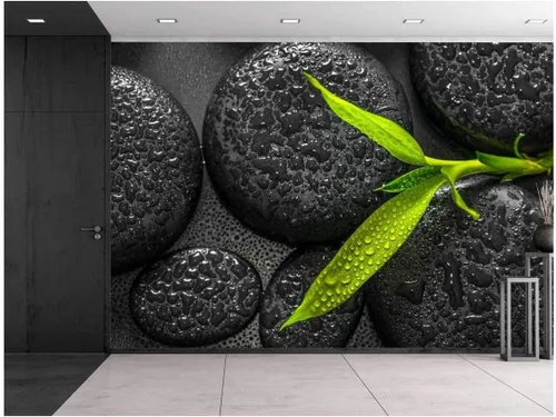 Miniatura 35 de wall26 - Black Rocks on a Lake - Mural de pared, calcomanía extraíble, decoración del hogar - 66x96 pulgadas