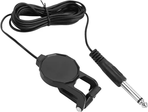 Miniatura 3 de Pastilla de violín, conector de audio de 0.250 in, micrófono piezoeléctrico para violín, guitarra acústica
