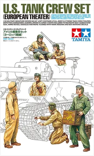 Miniatura 2 de Tamiya Modelos U.S. Tank Crew Set (Teatro Europeo)