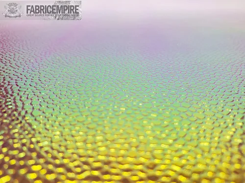 Miniatura 3 de Fabric Empire The Yard - Tapicería de vinilo en relieve, holograma de burbujas holográficas, tela brillante de 54 pulgadas de ancho, vendido por The