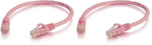 Miniatura 125 de C2G/Cables to Go 27872 Cable de red Ethernet cruzado Cat6 sin blindaje (UTP) sin enganche, amarillo (2,13 metros/7 pies)