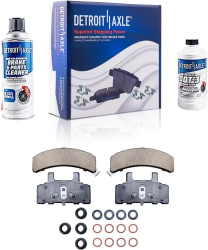Miniatura 61 de Detroit Axle - Pastillas de Freno Delantero para Mercedes- Benz C230 C250 C300 SLK250, Pastillas de Freno Cerámica w/Reemplazo de Hardware