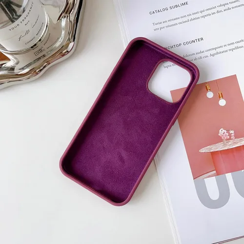 Miniatura 6 de Funda de silicona para iPhone 13 Pro Max para mujeres y niñas, con forro de microfibra suave antiarañazos, funda protectora para iPhone 13 Pro Max