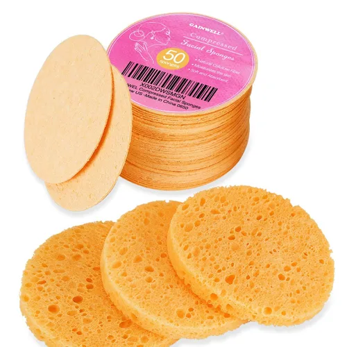 Miniatura 17 de GAINWELL Esponjas faciales comprimidas naturales de 50 colores, para limpieza facial, reutilizables y ecológicas, 50 unidades Varios