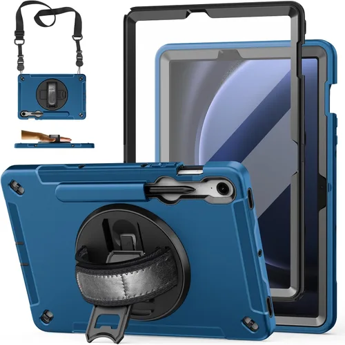 Miniatura 16 de Funda para Galaxy Tab S6 Lite de 10.4 pulgadas 2024/2022/2020: funda de TPU de grado militar a prueba de golpes con protector de pantalla - soporte