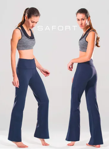 Miniatura 54 de Safort Pantalones de yoga con entrepierna de 28" 30" 32" 34"más amplios en la parte inferior para botas altas, 4 bolsillos, UPF50+