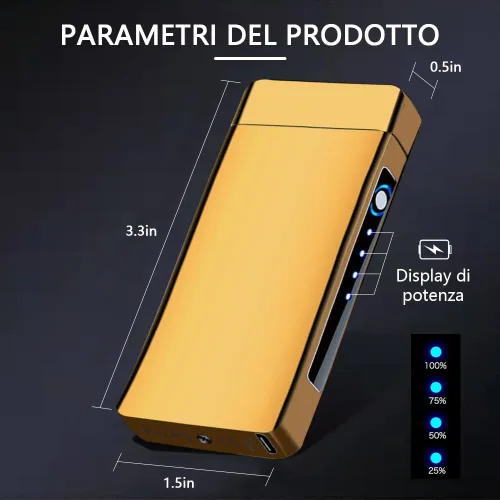 Miniatura 2 de YOZWOO Encendedor eléctrico recargable, encendedor de arco de llama de alta potencia, encendedores USB con indicador de batería LED, encendedores