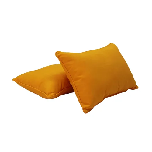 Miniatura 8 de Factory Direct Partners Presidio 13812-122 - Juego de almohadas decorativas lumbares de 12 x 20 pulgadas con ribetes para muebles
