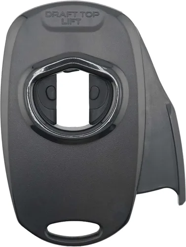 Draft Top LIFT Abrelatas de cerveza y refrescos - Abrelatas sin tapa - Cortador de latas - Abrelatas manual de seguridad de mano - Abrelatas de Negro