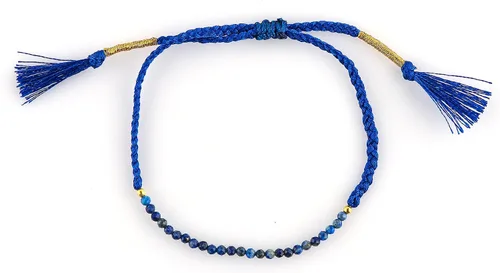 Miniatura 50 de Thecraftman - Pulsera trenzada de cuentas naturales, cristales energéticos, regalo para ella, pulsera de protección de hilo trenzado de mano