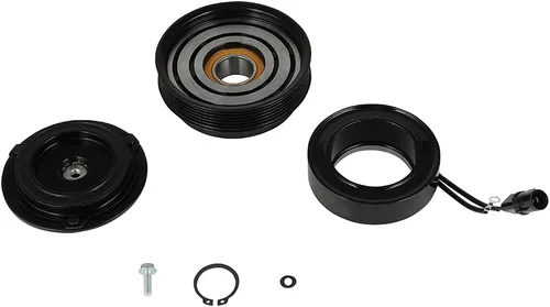 CCIYU Embrague del compresor de CA para el coche 2001 2002 2003 2004 2005-2006 para Hyundai Santa Fe 2.7L Aire acondicionado compresor embrague para
