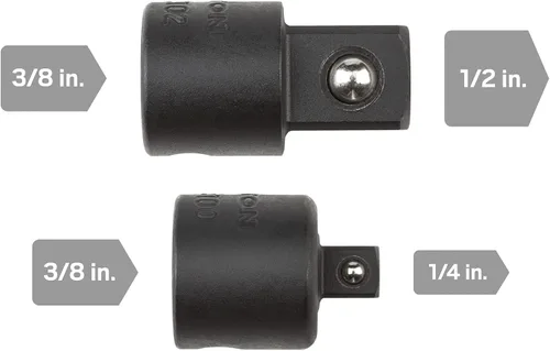 Miniatura 2 de TEKTON Juego de adaptador/reductor de impacto de accionamiento de 3/8 pulgadas (2 piezas) SIA91001