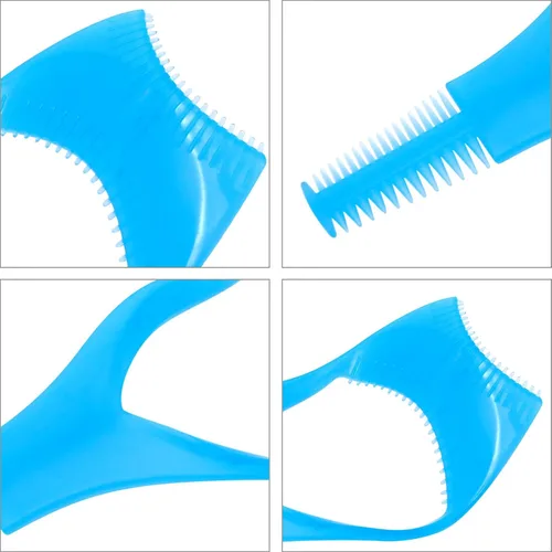 Miniatura 8 de WLLHYF 3 Pack Mascara Shield Guard Makeup Eyelash Buddy 3 in 1 Eye Lash Applicator Tool Beauty Cosmetic Mascara Separator Comb Plastic Lashes
