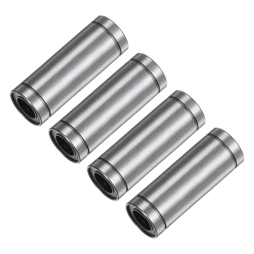 Miniatura 13 de uxcell 12 rodamientos lineales de bolas LM6UU, diámetro de diámetro de 0.236 in, diámetro exterior de 0.472 in, longitud de 0.748 in, rodamiento