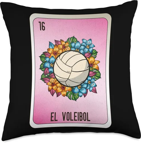 Miniatura 4 de El Voleibol Mexican Slang Chicano Bingo Cards Throw Pillow