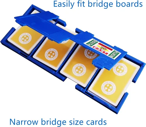 Miniatura 6 de TSB Paquete de 12 cartas de puente de impresión estándar, 6 colores, fácil almacenamiento