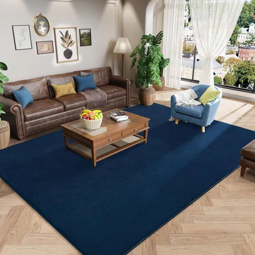 Miniatura 10 de Amearea Alfombras Modernas de Área para Dormitorio Sala de Estar, 4x6 Pies Gris Alfombra de Espuma Viscoelástica Engrosada, Alfombras Mullidas