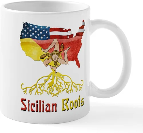 Miniatura 47 de CafePress Sicilia Mug - Taza de café de cerámica (11.0 fl oz)