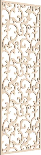 Miniatura 119 de Wheatland Paneles de pared decorativos de madera con calado, 9 3/8 pulgadas de ancho x 24 3/8 pulgadas de alto x 1/4 de alto, nogal
