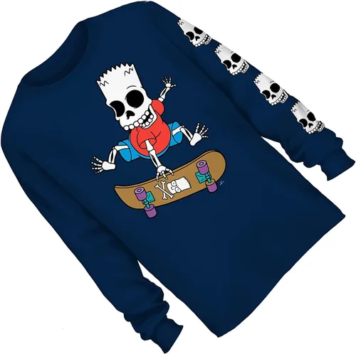Miniatura 3 de The Simpsons Camiseta con logotipo de Krusty The Clown para hombre con logotipo de Krusty Burger