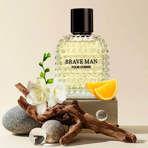 Brave Man - Perfume natural para hombre Brave Man Pour Homme para hombre Eau de Parfum Colonia para hombres, gran sabor natural para uso diario,