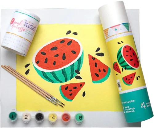 Miniatura 10 de Pink Picasso Kits de pintura por números para niños de 8 a 12 años Kit de manualidades para niños principiantes de bricolaje, pintura acrílica